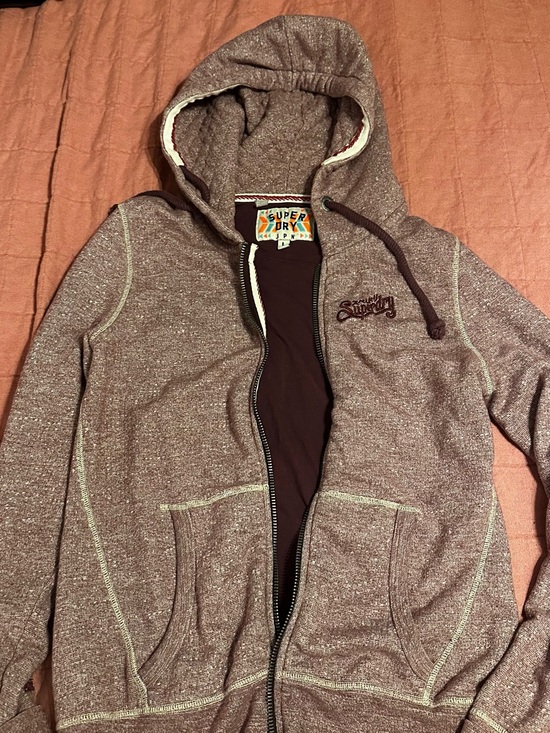 Superdry Tops - Superdry Women’s Marled Mauve Zip-Up hoodie